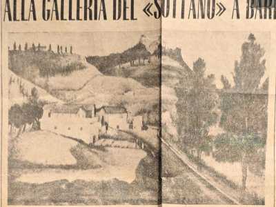 E dal 5 al 15 maggio 1954 Campobasso riusc� anche ad ottenere una sua mostra personale, nella galleria Sottano di via Piccinni. A promuoverla fu il poeta Vittorio Bodini, che nel libretto dell�evento scrisse: �Pi� che un pittore mi sembra di presentare un racconto di Gogol�
